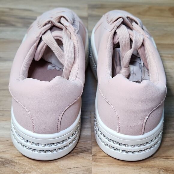 🔸️NIB Shoe Dazzle Blush Vyvyan Rhinestone Platform Shoes Size 8 - Picture 6 of 12